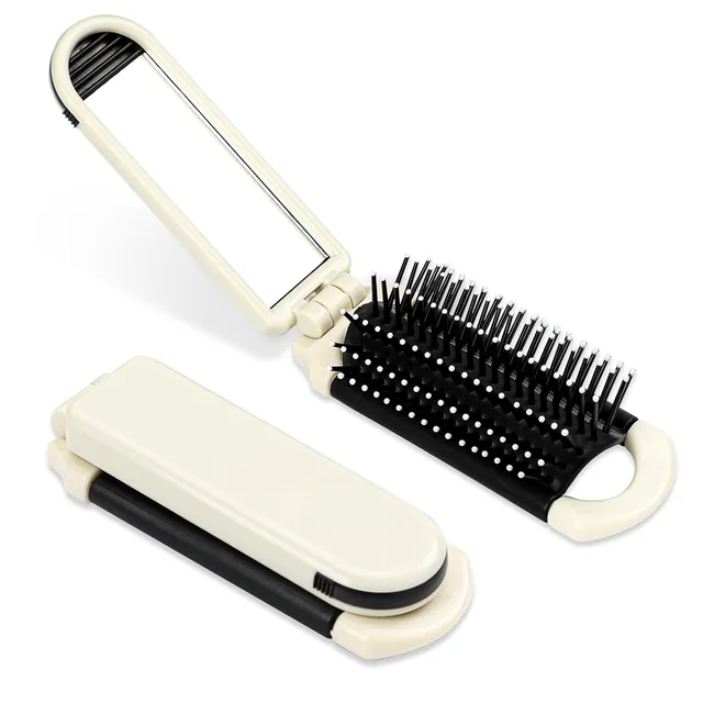 Folding brush with mirror — main view